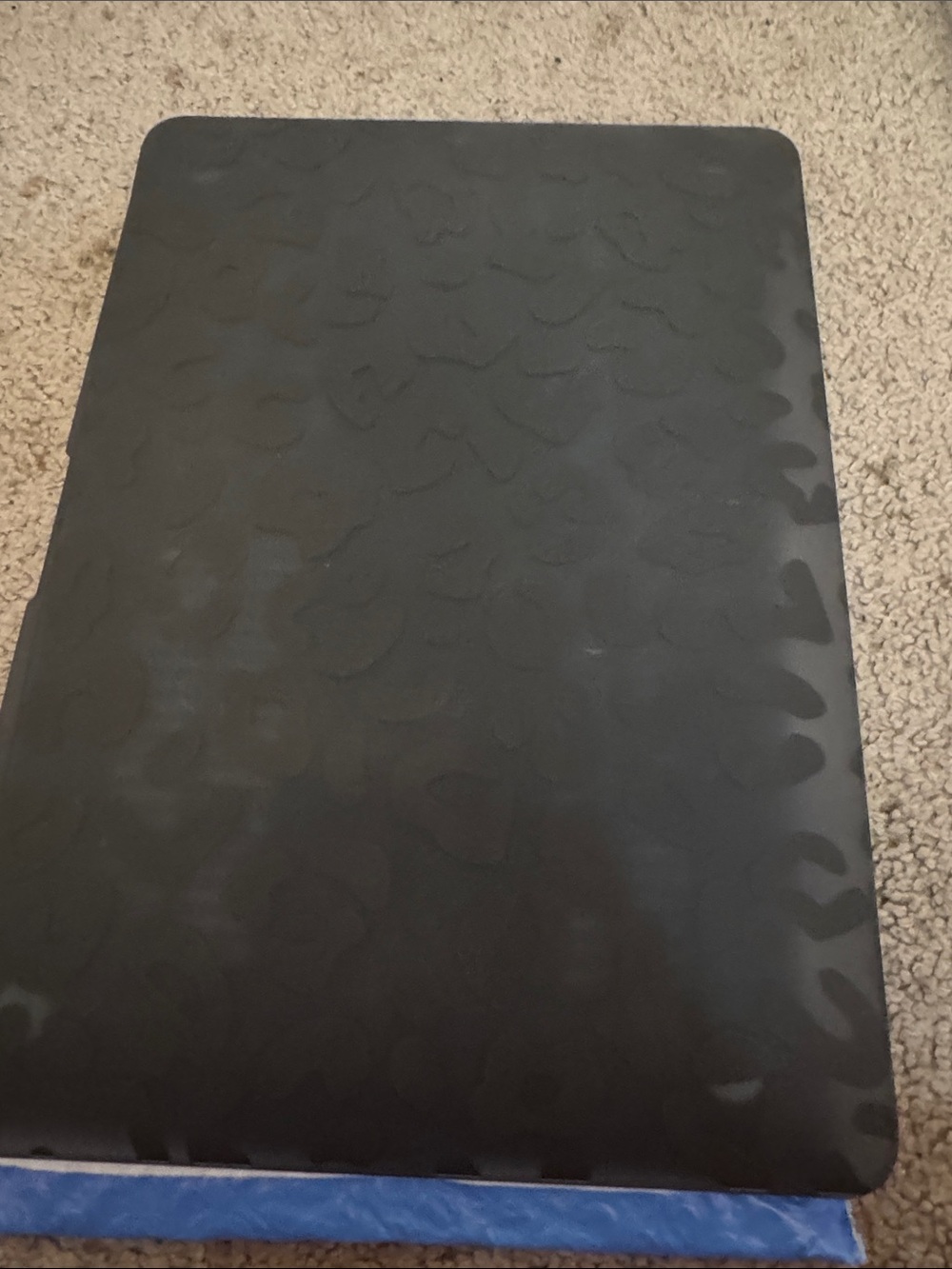 Black Leopard-Print Tablet or Laptop Sleeve